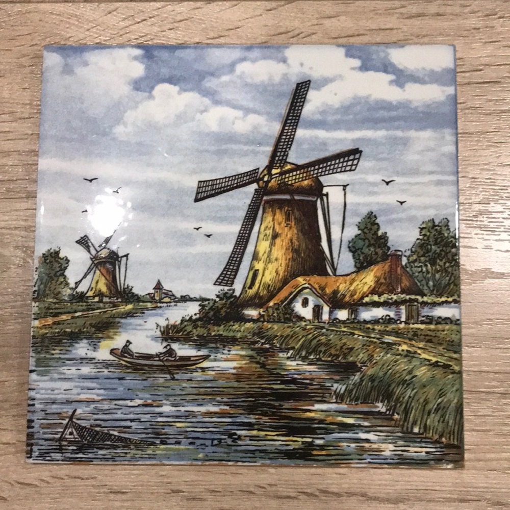 Dutch decorative tile